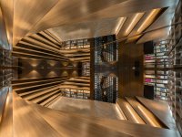 大型图书馆室内藏书展览展示效果-1305-02