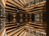 大型图书馆室内藏书展览展示效果-1305-03