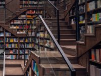 个性品味图书馆展览展示室内效果-1319-03