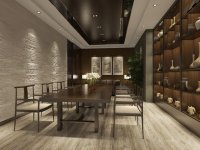 中式风格会所室内装修装饰设计效果-1165-07