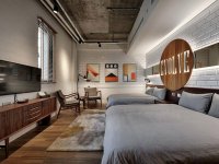 工业风格酒店室内装修装饰设计效果-1202-02