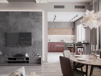 北欧风格家居装修装饰室内设计效果-A1009