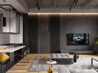 工业风格家居装修装饰室内设计效果-A512-3