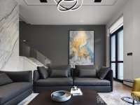 工业风格家居装修装饰室内设计效果-A515-4