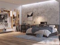 现代风格家居装修装饰室内设计效果-A8001-7