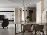 现代风格家居装修装饰室内设计效果-A8056-5