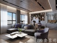 现代风格家居装修装饰室内设计效果-A8109-2