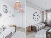 现代简约家居装修装饰室内设计效果-B915-6