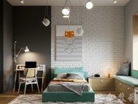 现代简约家居装修装饰室内设计效果-B919-8