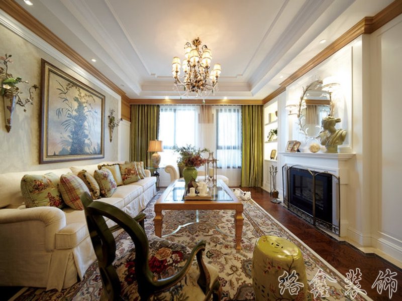 现代清新家居装修装饰室内设计效果-E308