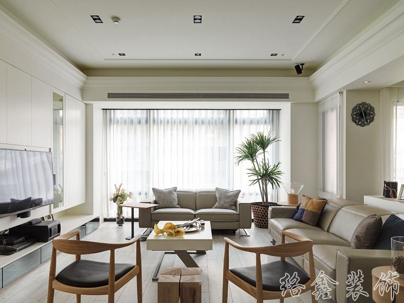 现代清新家居装修装饰室内设计效果-E313