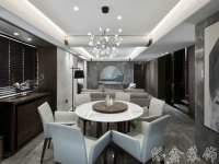 新中式风格家居装修装饰室内设计效果-G619-3