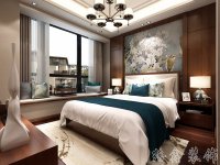 中式风格家居装修装饰室内设计效果-H804-6
