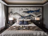 中式风格家居装修装饰室内设计效果-H806-8